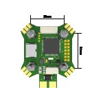 Hot Sales IFlight Mini F7+Mini E55 4-IN-1 ESC STM32F722 Flight Stack 55A 2-6S DShot150/300/600 Metal Flight Controller for